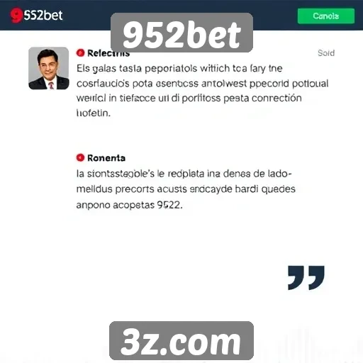 Depoimentos de usuários sobre a 952bet